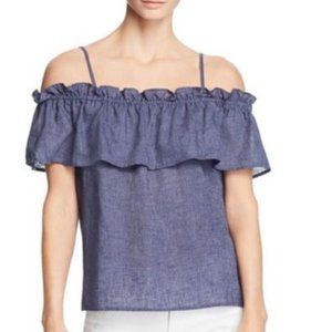 Splendid Women’s Linen Off-The-Shoulder Casual Top